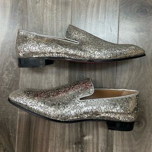 Christian Louboutin Silver Version Dandelion Flat Shoes 41 1/2